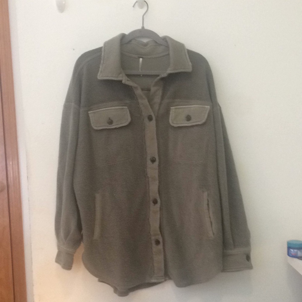 Free People Ruby Jacket NWT OLIVE M